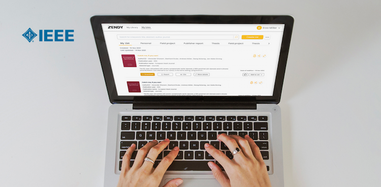 Zendy Integrates IEEE Metadata into its Digital Research Library